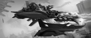 Illustration for article titled The Avengers' Leviathan warships could have been more H.R. Giger-esque